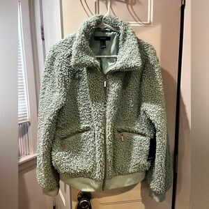 Sherpa lined jacket- used once